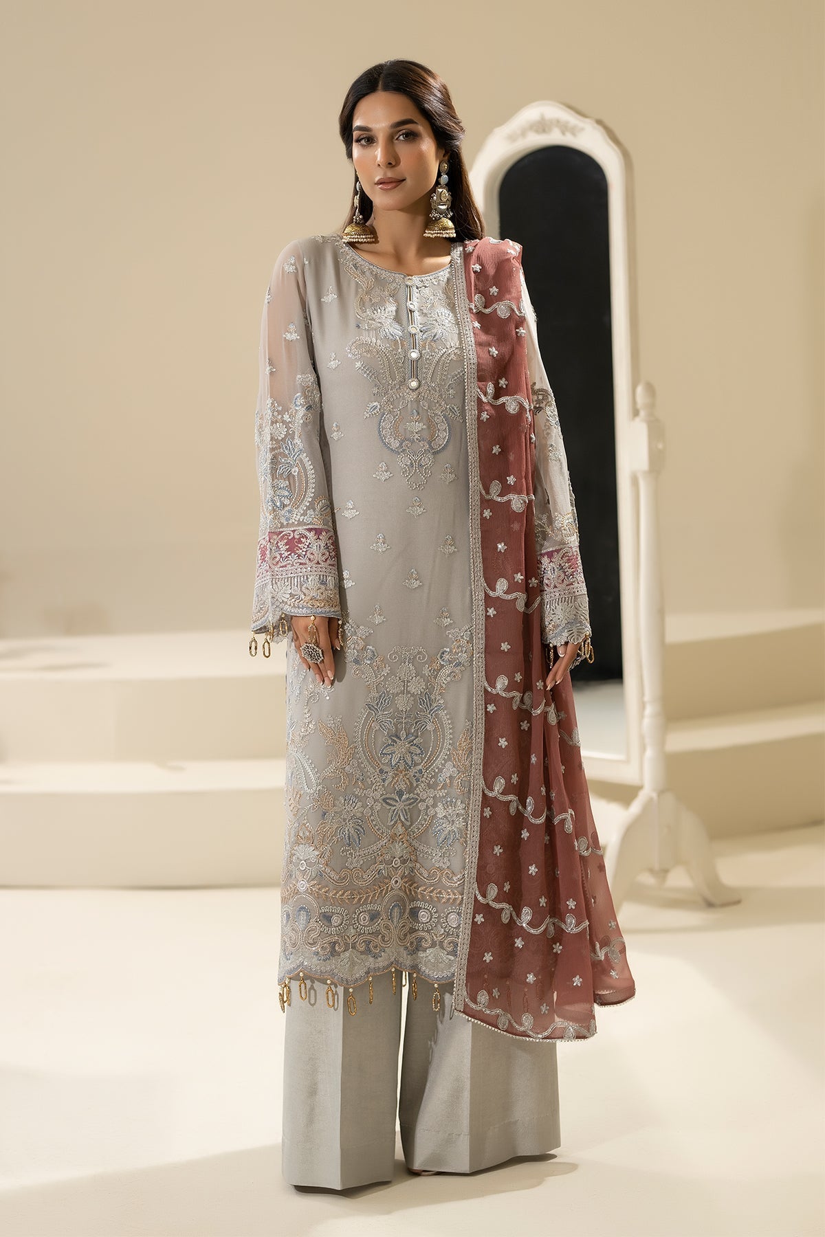 Imrozia Premium | Nisha Collection | M-85 MEHZA - by - Libasekhas UK - Registered Vendor of : Imrozia Premium - 100% Original Designer Dresss