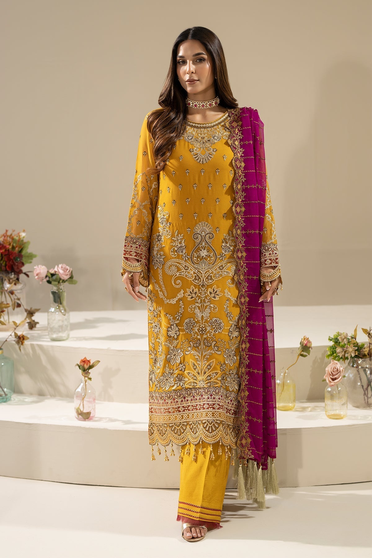 Imrozia Premium | Nisha Collection | M-86 ZOHAL - by - Libasekhas UK - Registered Vendor of : Imrozia Premium - 100% Original Designer Dresss