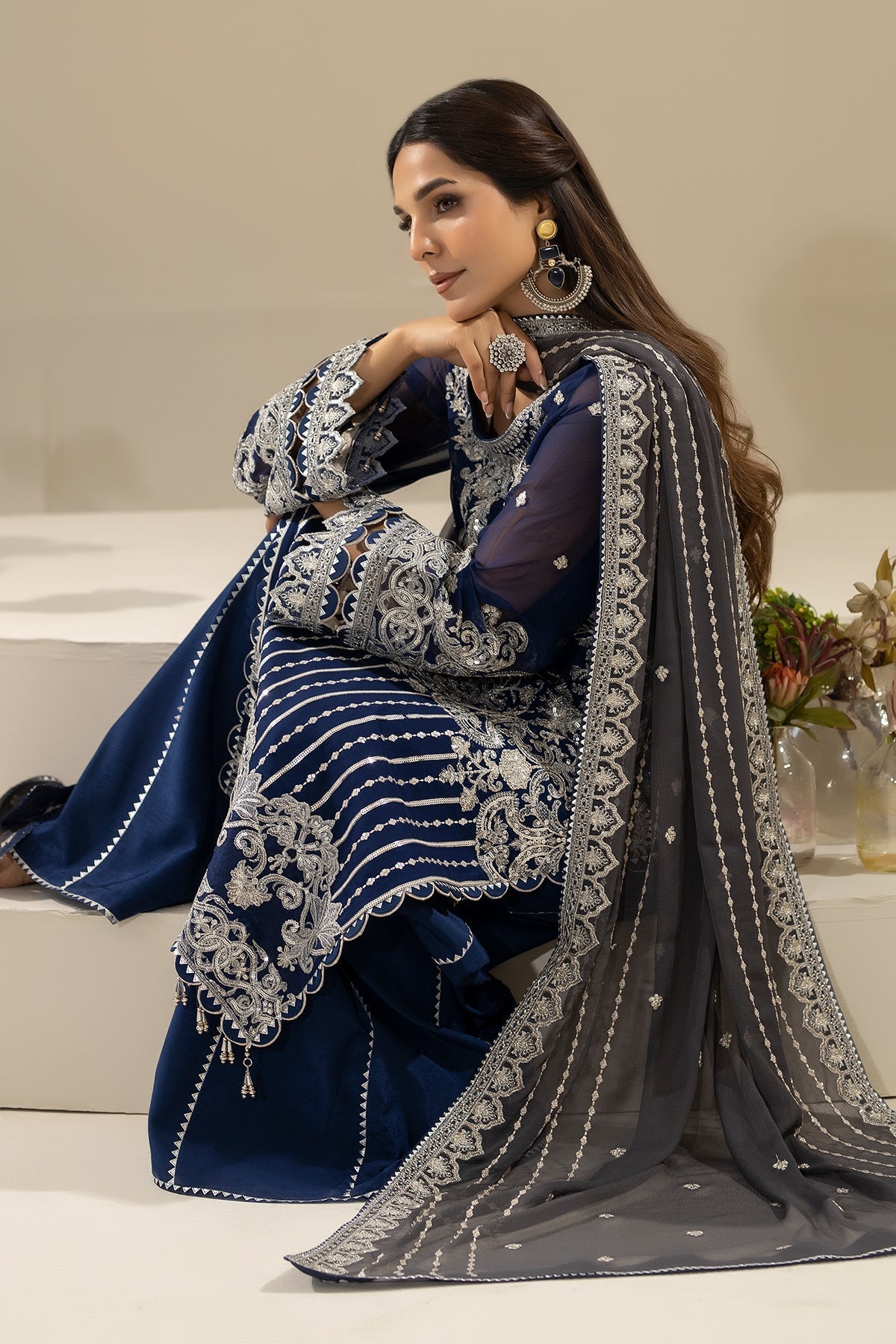 Imrozia Premium | Nisha Collection | M-89 LAMIYA - by - Libasekhas UK - Registered Vendor of : Imrozia Premium - 100% Original Designer Dresss