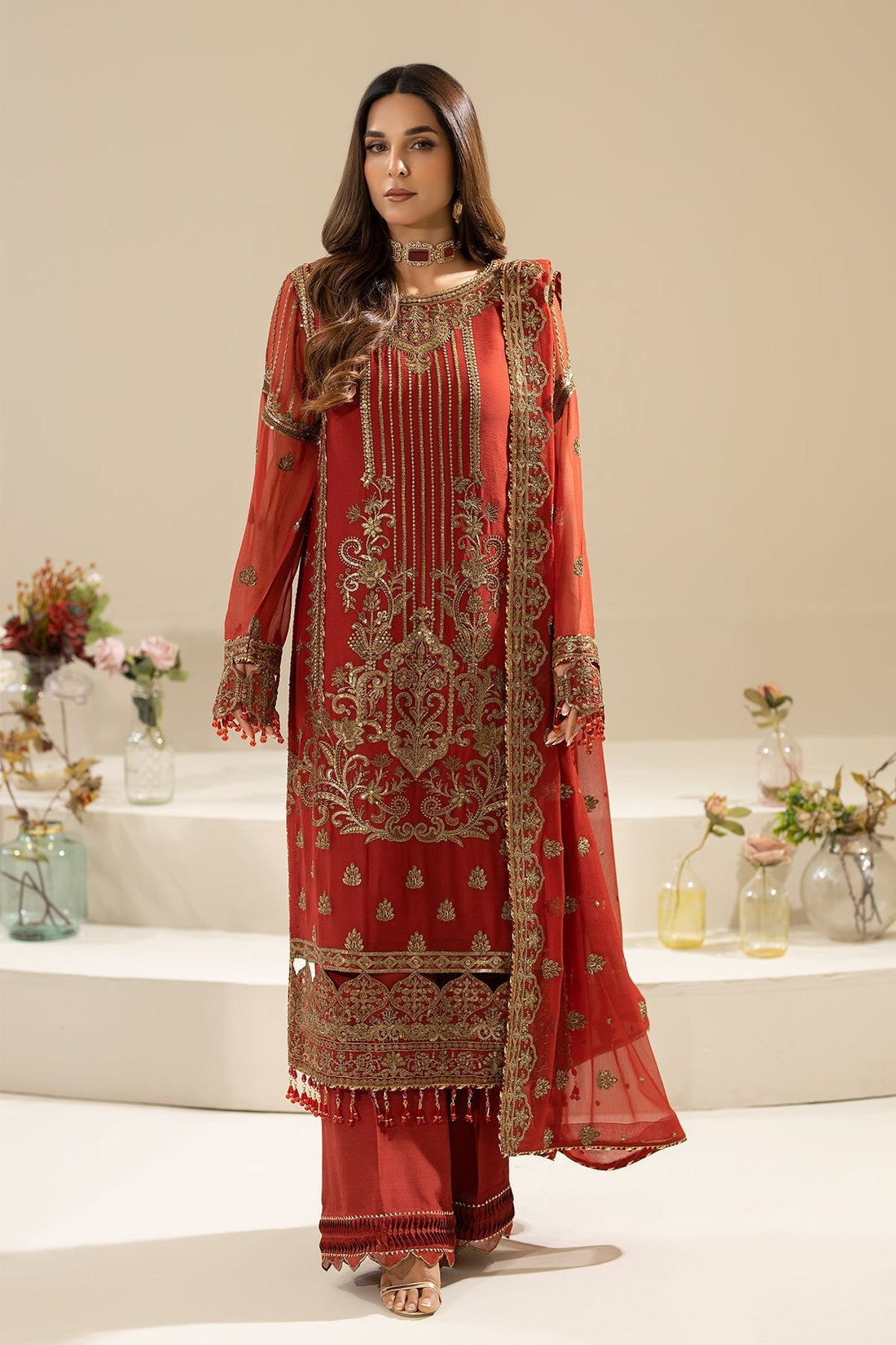 Imrozia Premium | Nisha Collection | M-90 AREESHA - by - Libasekhas UK - Registered Vendor of : Imrozia Premium - 100% Original Designer Dresss