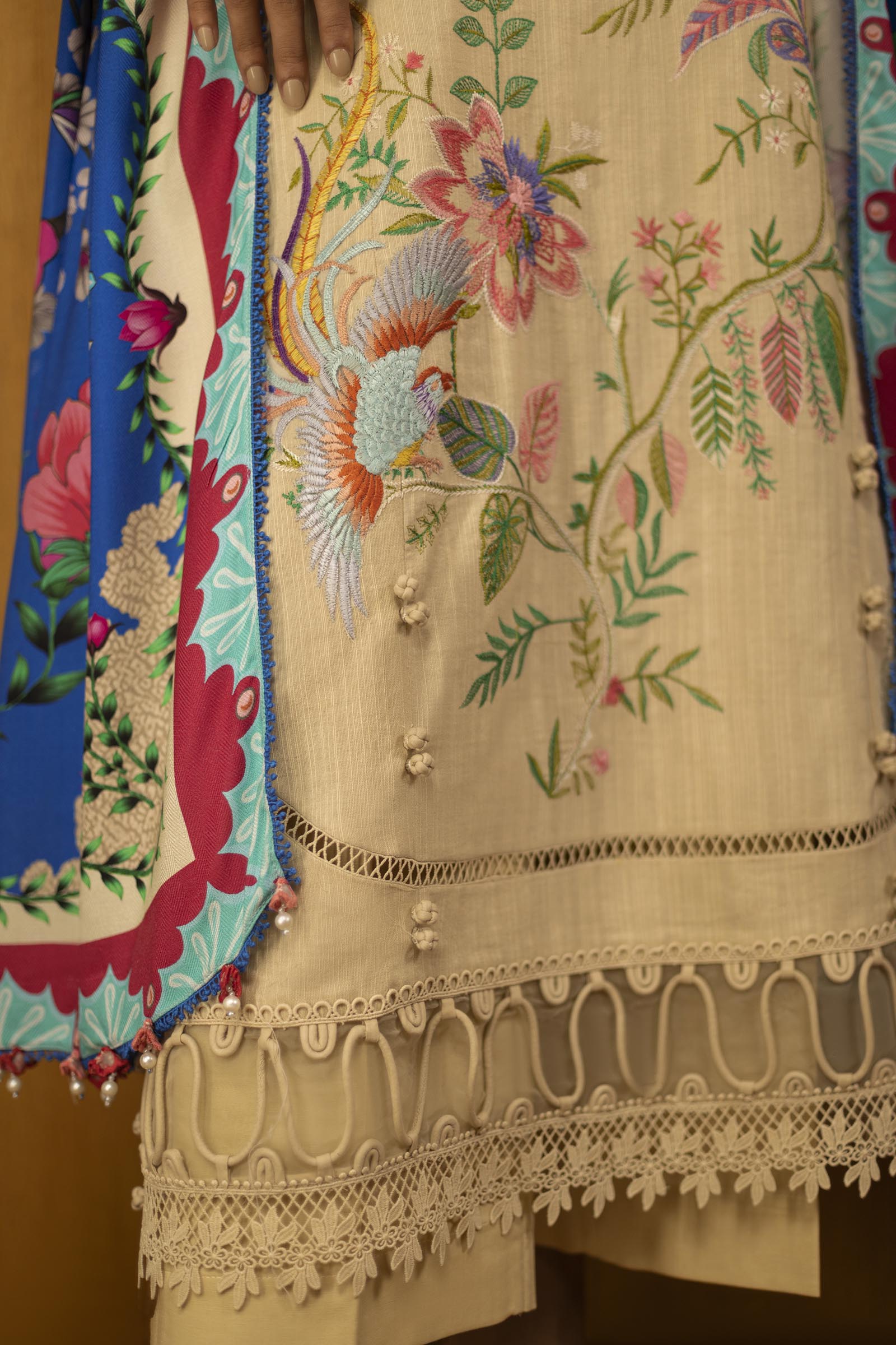 Sana Safinaz | Muzlin Winter 25 | M253-001A - by Libasekhas UK - Registered Vendor of : Sana Safinaz - 100% Original Designer Dress