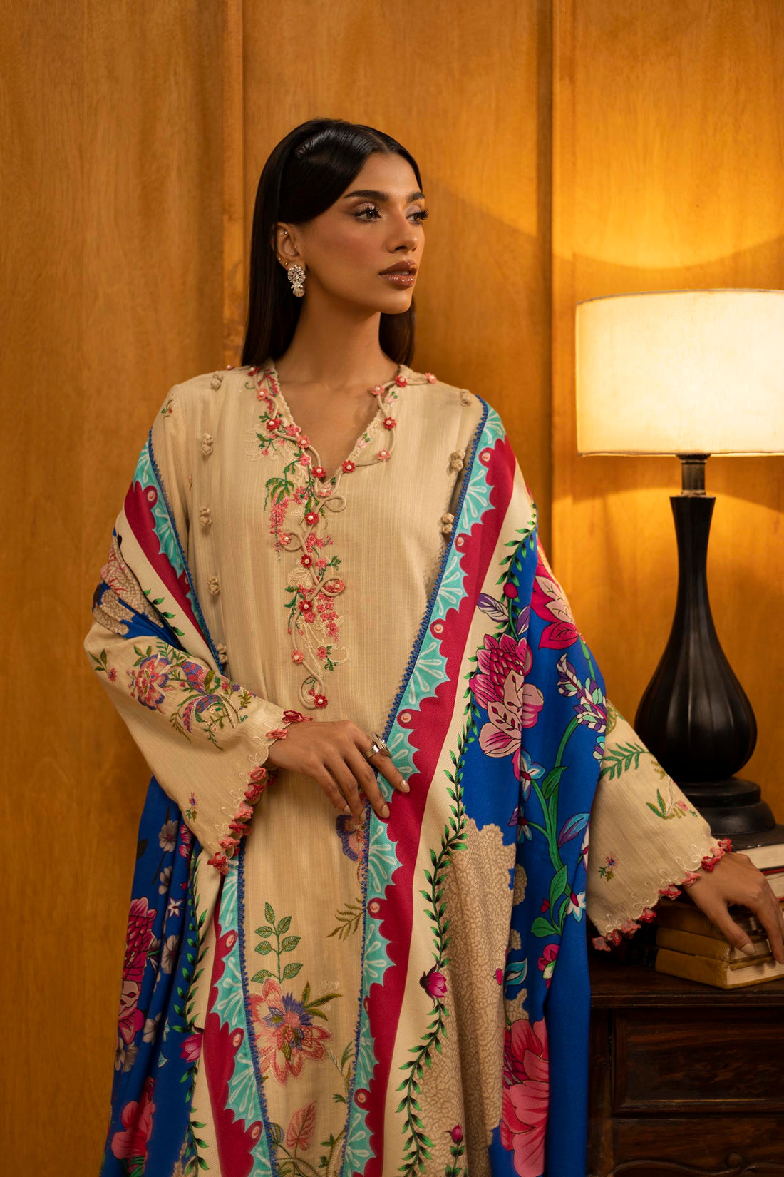 Sana Safinaz | Muzlin Winter 25 | M253-001A - by Libasekhas UK - Registered Vendor of : Sana Safinaz - 100% Original Designer Dress