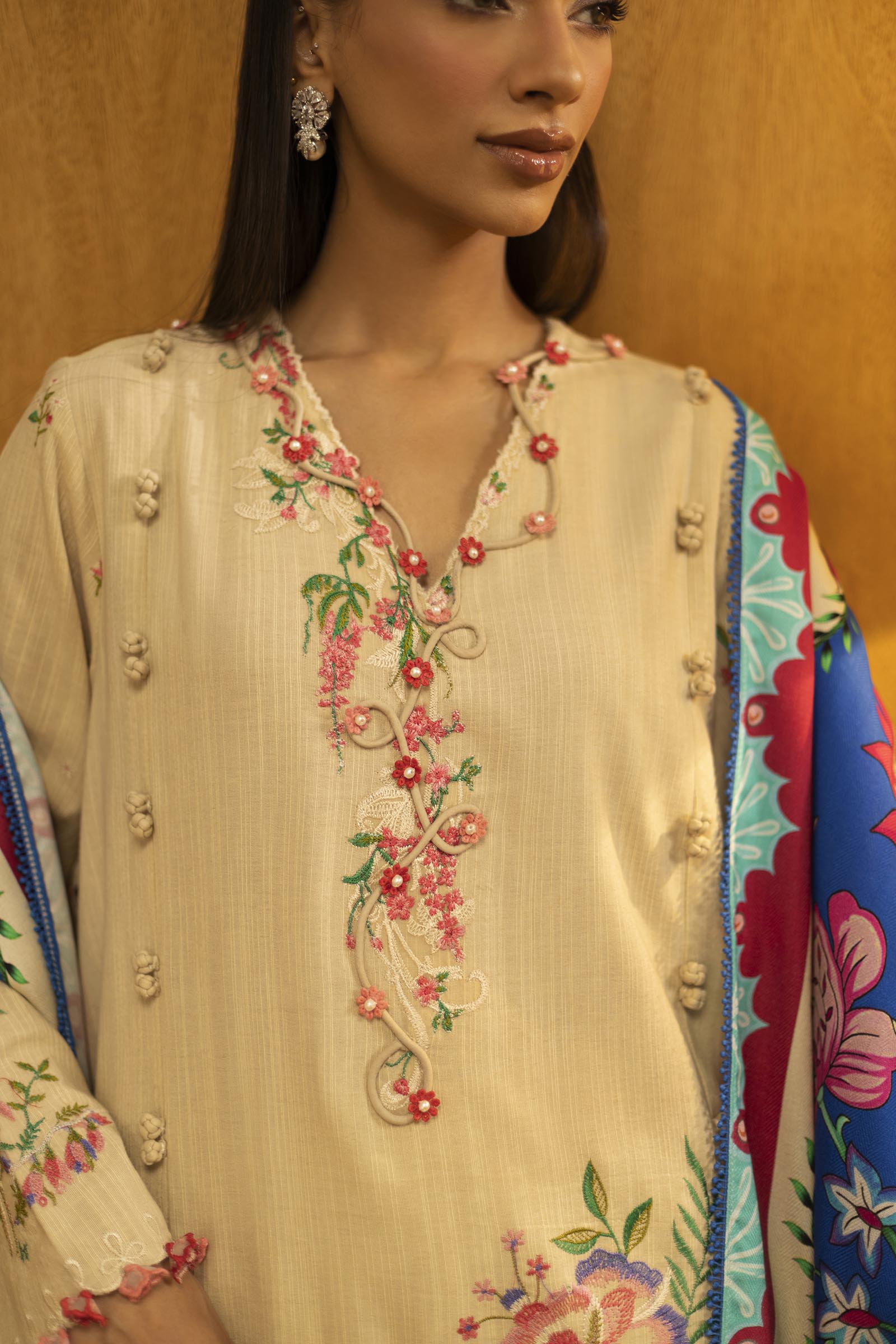 Sana Safinaz | Muzlin Winter 25 | M253-001A - by Libasekhas UK - Registered Vendor of : Sana Safinaz - 100% Original Designer Dress