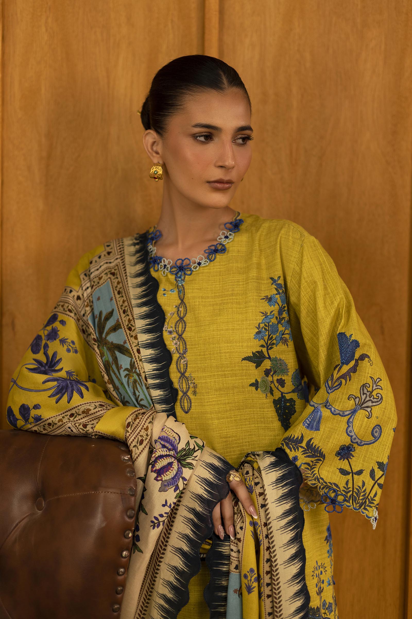 Sana Safinaz | Muzlin Winter 25 | M253-004A - by Libasekhas UK - Registered Vendor of : Sana Safinaz - 100% Original Designer Dress