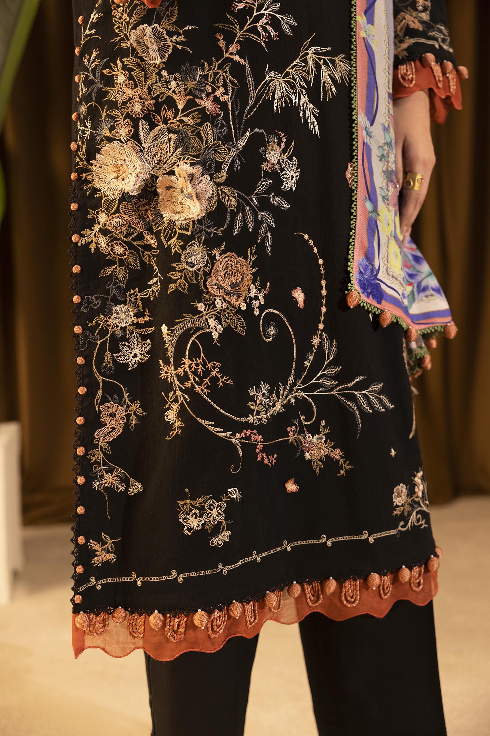 Sana Safinaz | Muzlin Winter 25 | M253-006A - by Libasekhas UK - Registered Vendor of : Sana Safinaz - 100% Original Designer Dress