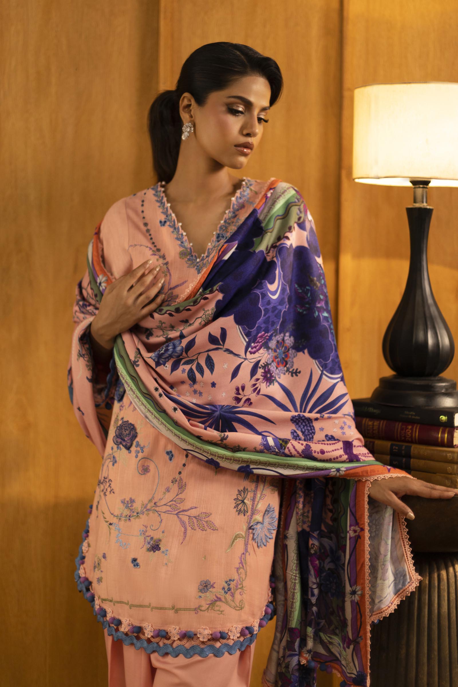 Sana Safinaz | Muzlin Winter 25 | M253-006B - by Libasekhas UK - Registered Vendor of : Sana Safinaz - 100% Original Designer Dress