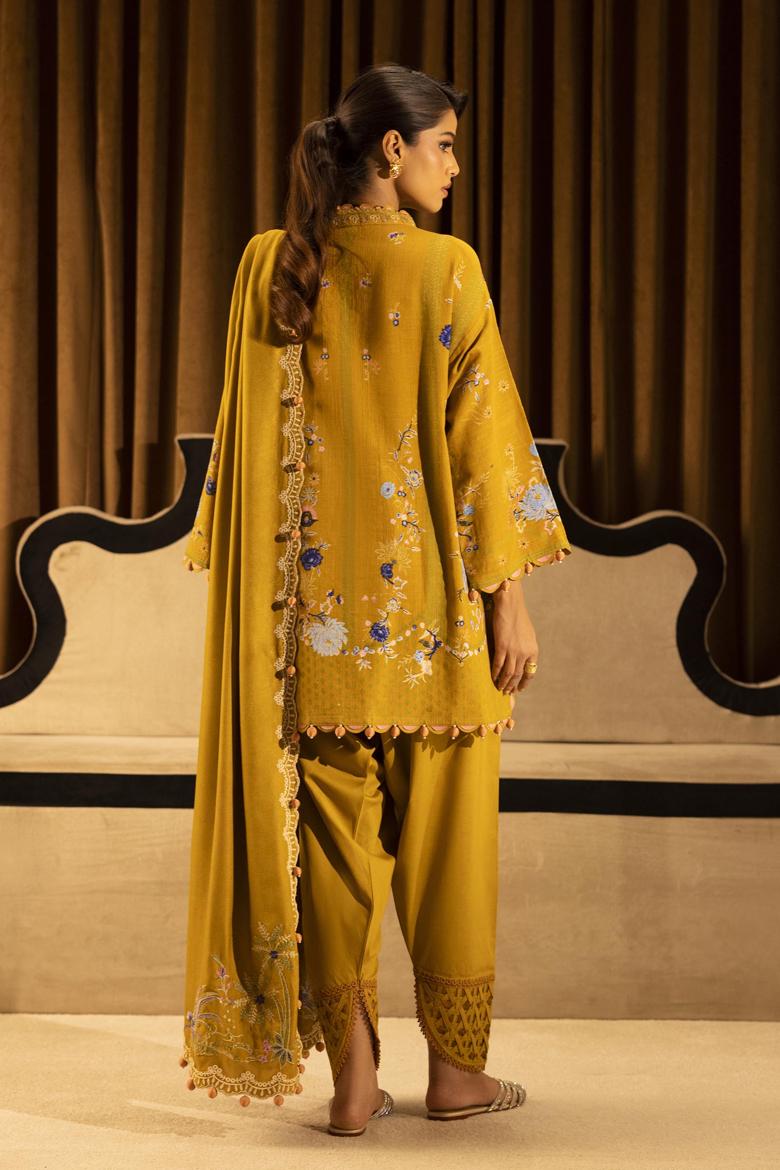 Sana Safinaz | Muzlin Winter 25 | M253-007B - by Libasekhas UK - Registered Vendor of : Sana Abbas - 100% Original Designer Dress