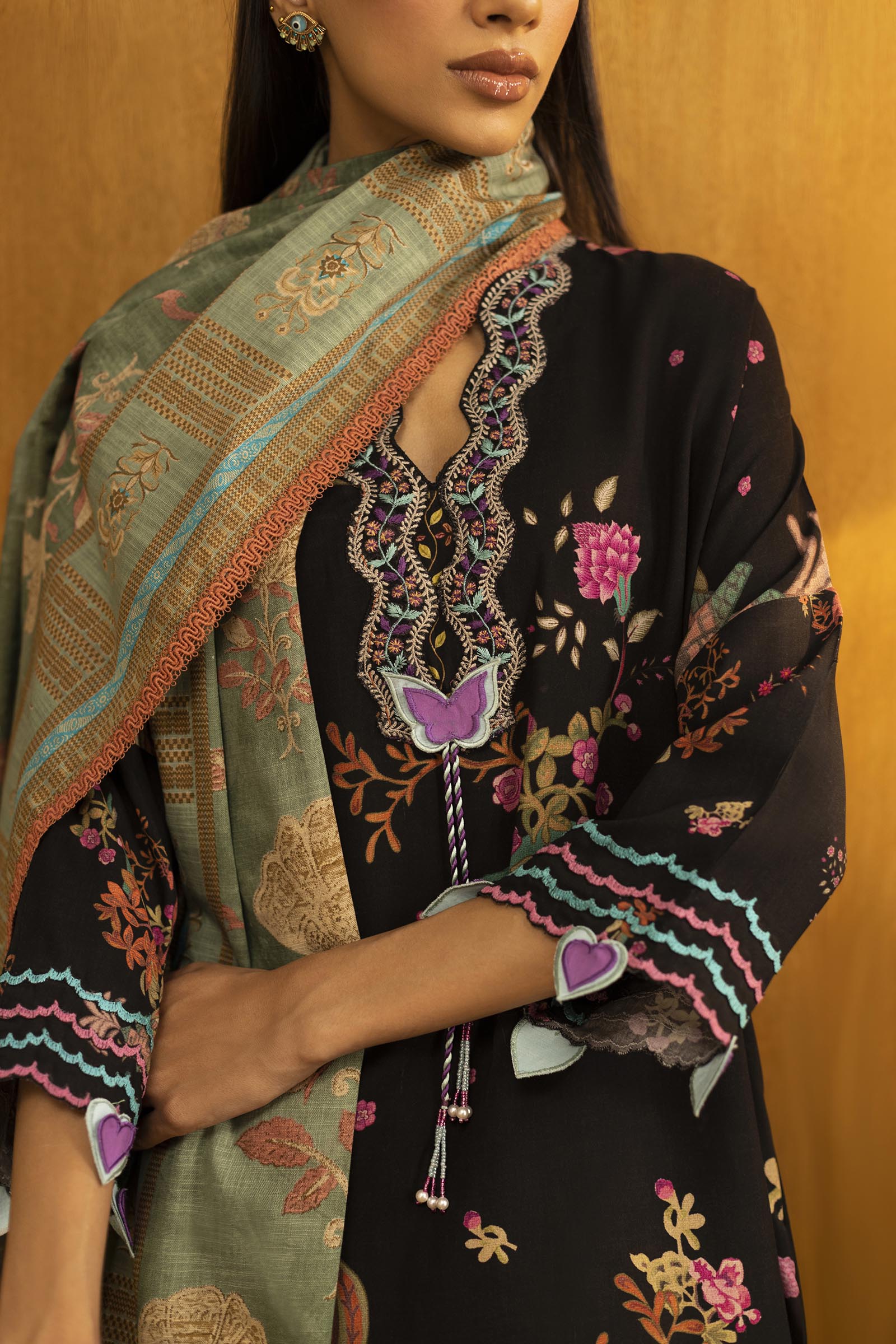 Sana Safinaz | Muzlin Winter 25 | 014B - by Libasekhas UK - Registered Vendor of : Sana Safinaz - 100% Original Designer Dress