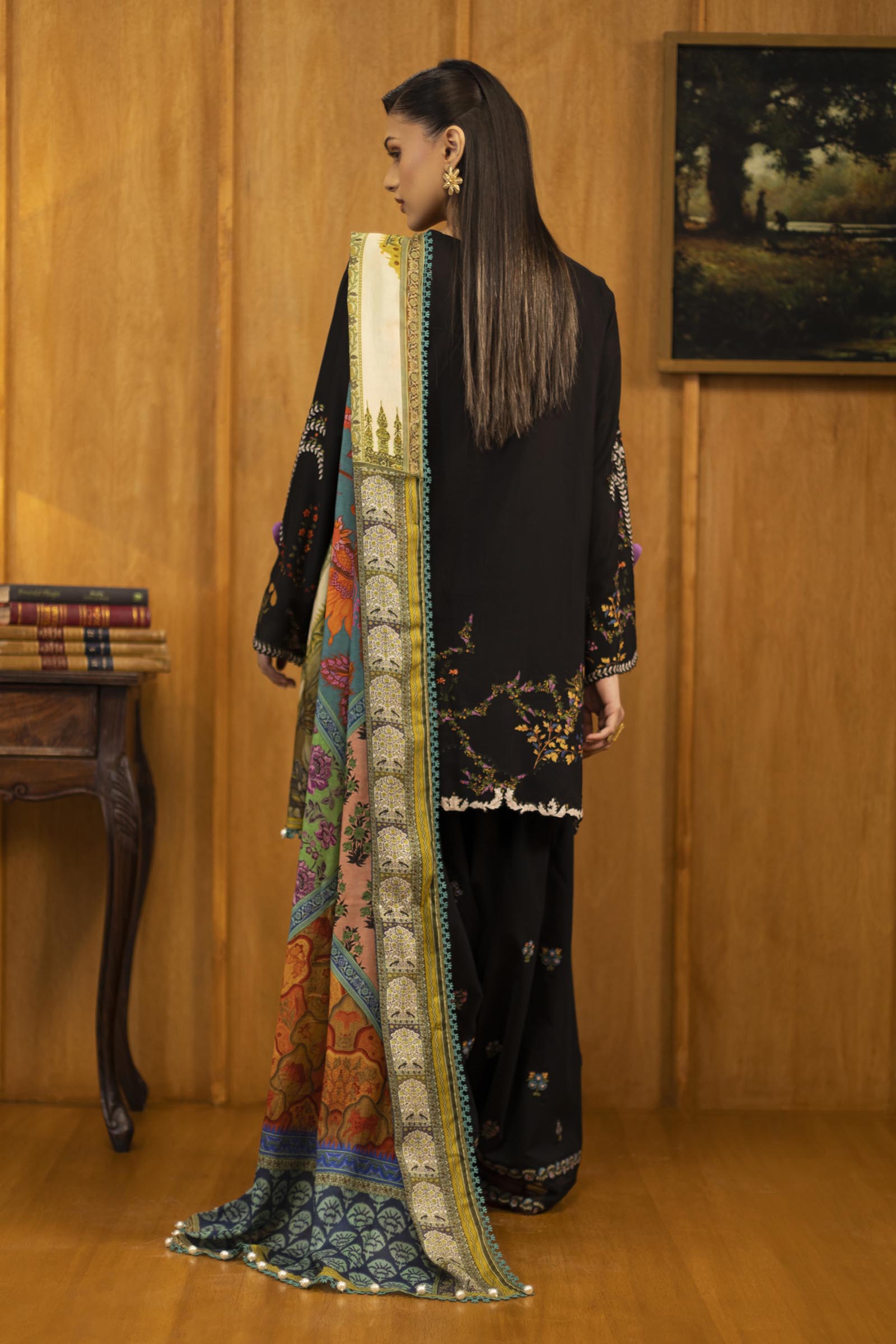 Sana Safinaz | Muzlin Winter 25 | 015B - by Libasekhas UK - Registered Vendor of : Sana Safinaz - 100% Original Designer Dress
