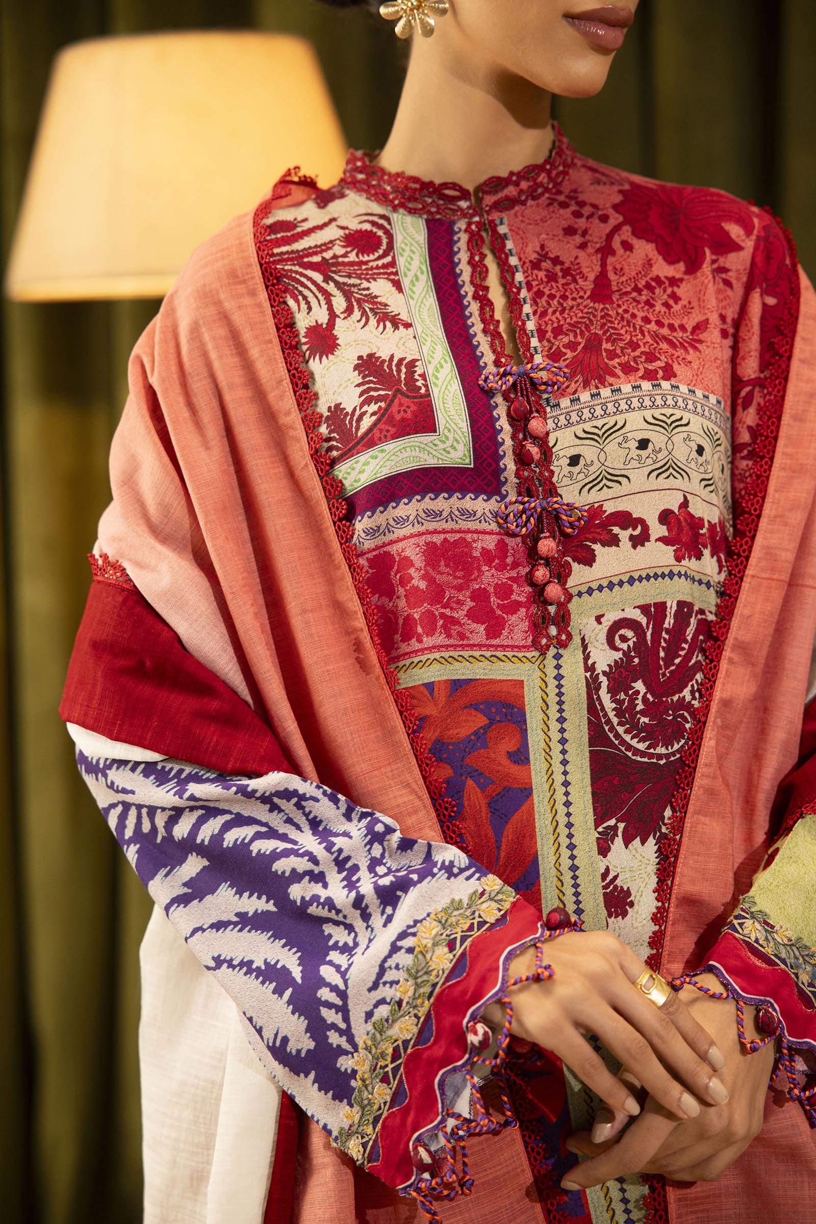 Sana Safinaz | Muzlin Winter 25 | 018A - by Libasekhas UK - Registered Vendor of : Sana Safinaz - 100% Original Designer Dress