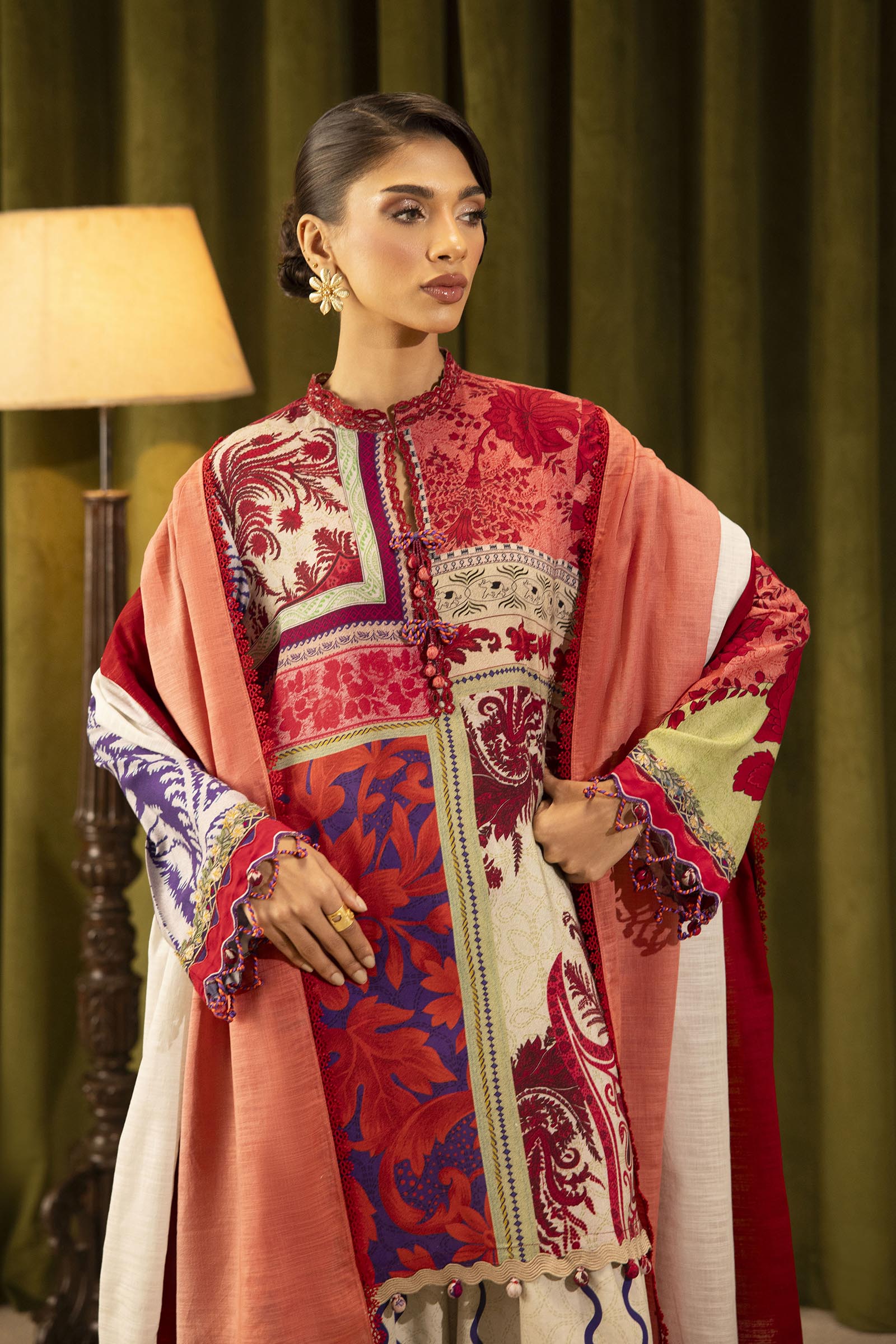 Sana Safinaz | Muzlin Winter 25 | 018A - by Libasekhas UK - Registered Vendor of : Sana Safinaz - 100% Original Designer Dress