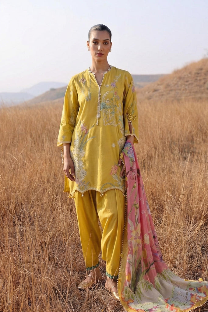 Sana Safinaz | Muzlin Spring 26 | M261-003B-CV - by Libasekhas UK - Registered Vendor of : Sana Safinaz - 100% Original Designer Dress
