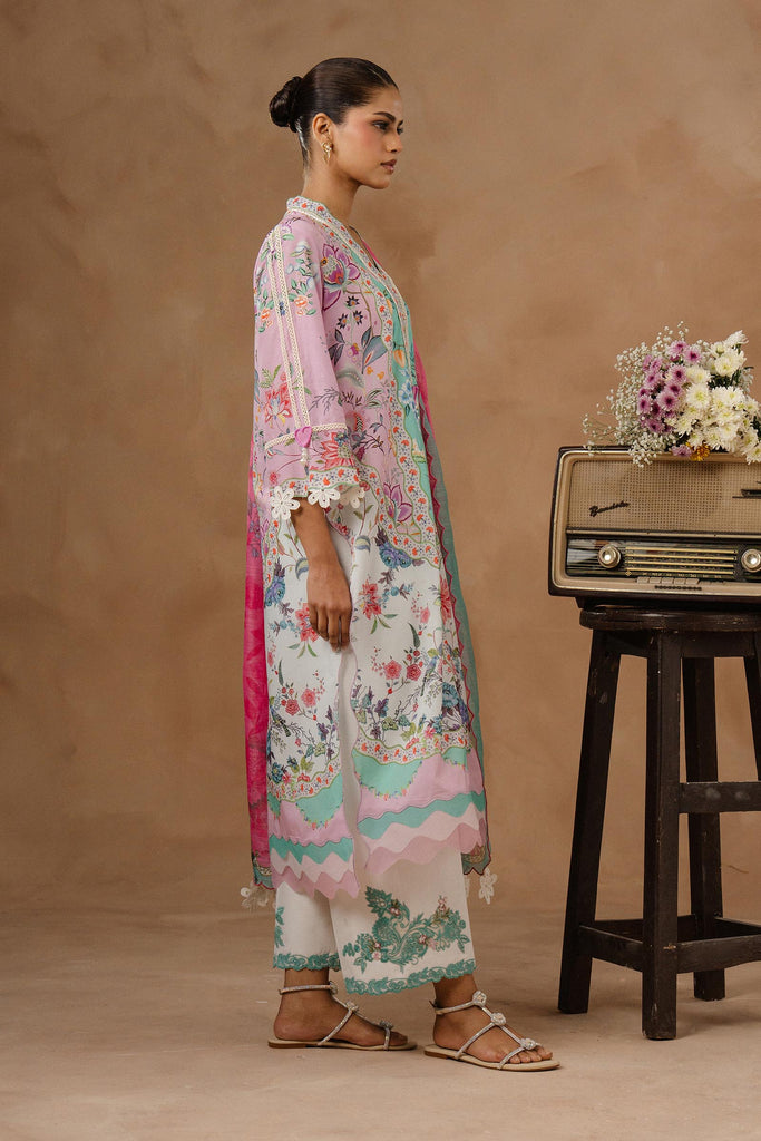 Sana Safinaz | Muzlin Spring 26 | M261-013A-CU - by Libasekhas UK - Registered Vendor of : Sana Safinaz - 100% Original Designer Dress