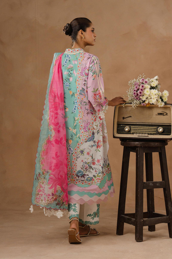 Sana Safinaz | Muzlin Spring 26 | M261-013A-CU - by Libasekhas UK - Registered Vendor of : Sana Safinaz - 100% Original Designer Dress