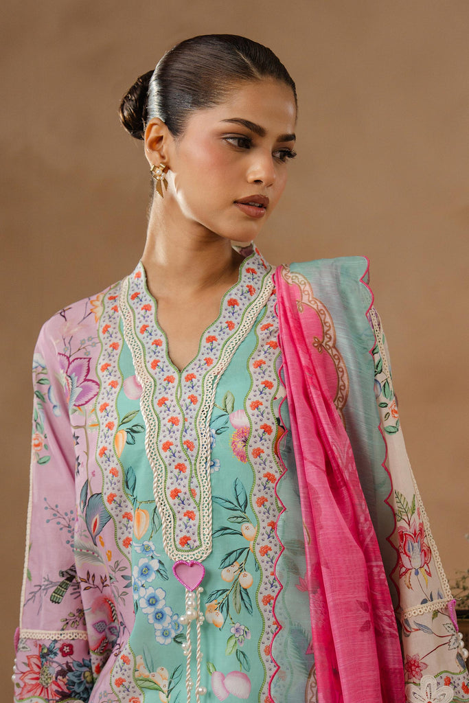 Sana Safinaz | Muzlin Spring 26 | M261-013A-CU - by Libasekhas UK - Registered Vendor of : Sana Safinaz - 100% Original Designer Dress