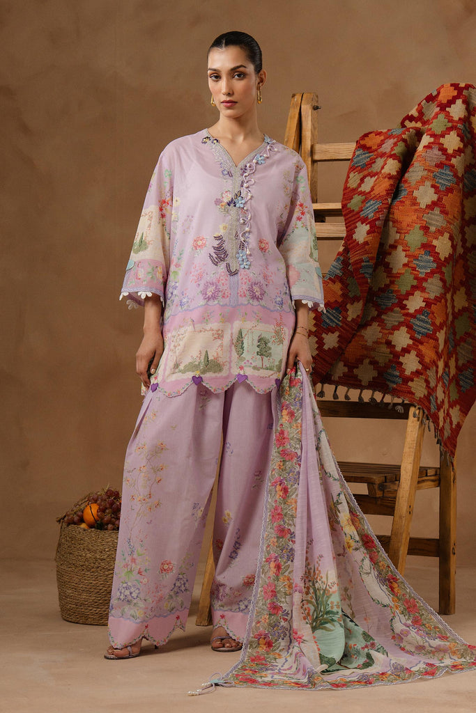 Sana Safinaz | Muzlin Spring 26 | M261-014A-CU - by Libasekhas UK - Registered Vendor of : Sana Safinaz - 100% Original Designer Dress