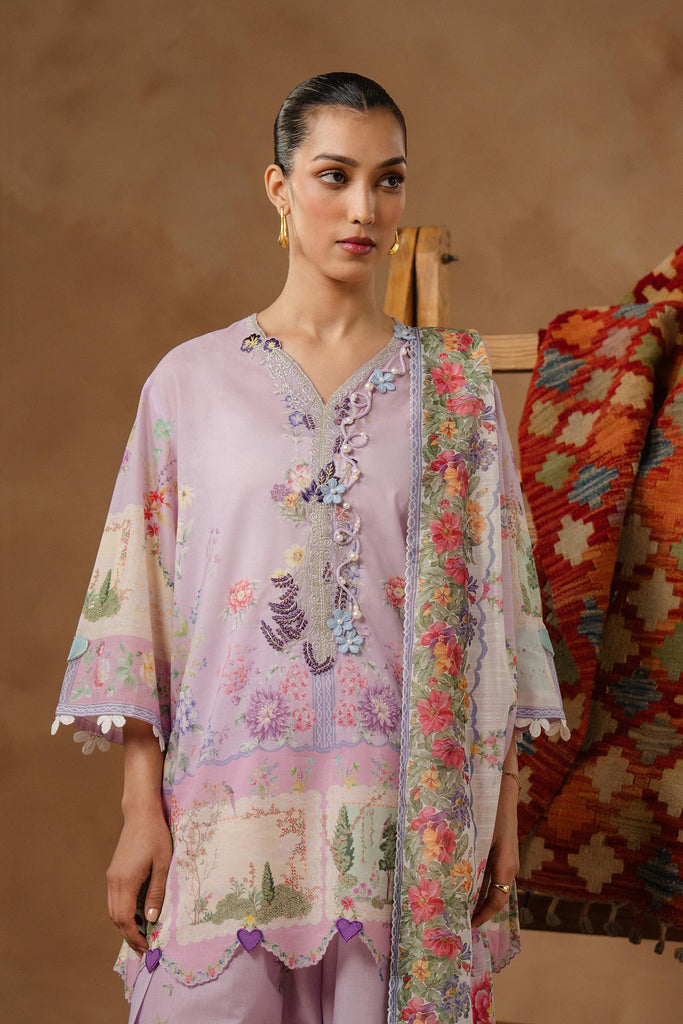 Sana Safinaz | Muzlin Spring 26 | M261-014A-CU - by Libasekhas UK - Registered Vendor of : Sana Safinaz - 100% Original Designer Dress