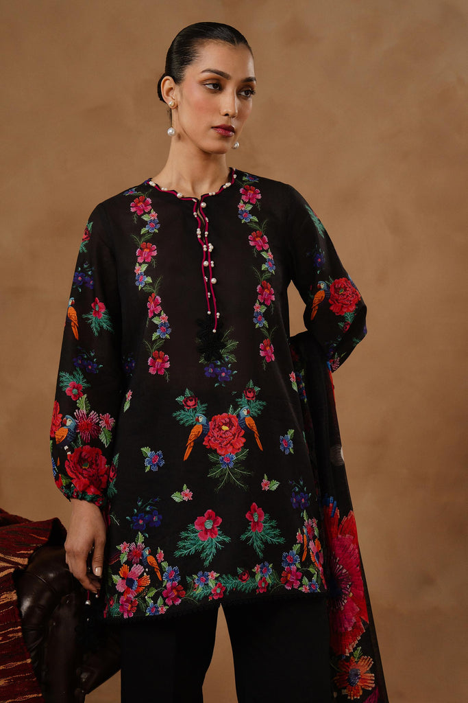Sana Safinaz | Muzlin Spring 26 | M261-016B-CU - by Libasekhas UK - Registered Vendor of : Sana Safinaz - 100% Original Designer Dress