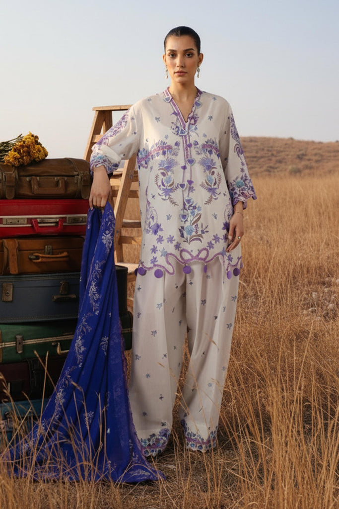 Sana Safinaz | Muzlin Spring 26 | M261-018A-CI - by Libasekhas UK - Registered Vendor of : Sana Safinaz - 100% Original Designer Dress