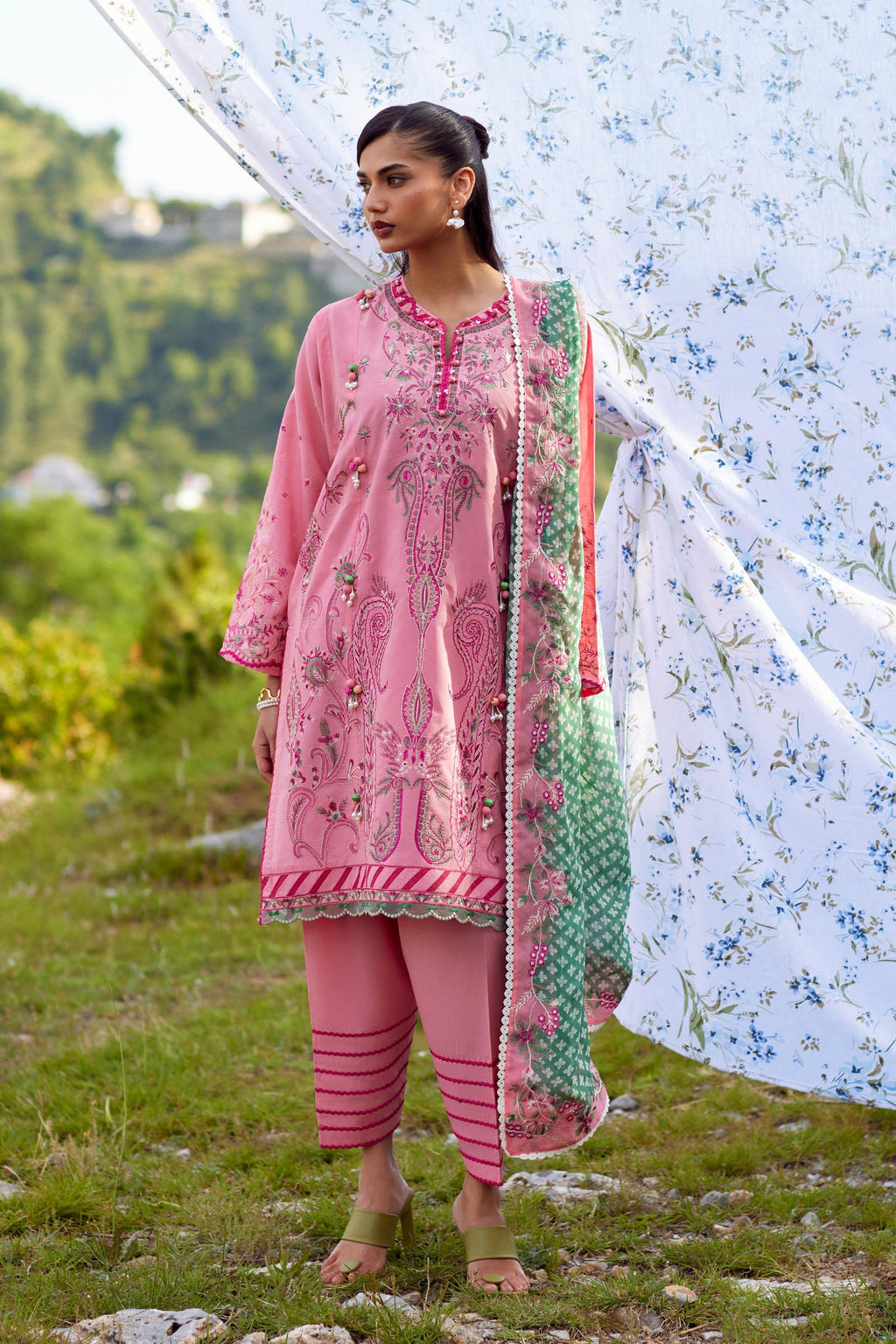 Sana Safinaz | Muzlin Summer 26 | 9-MS - by Libasekhas UK - Registered Vendor of : Sana Safinaz - 100% Original Designer Dress