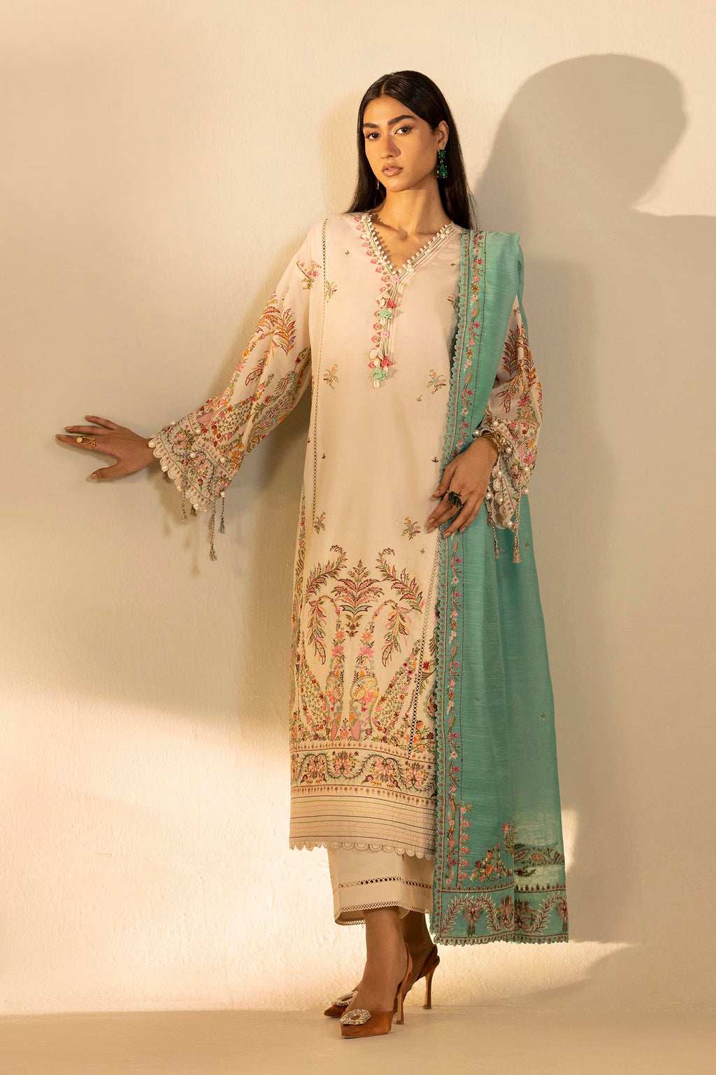 Sana Safinaz | Muzlin Summer 26 | 13-MS - by Libasekhas UK - Registered Vendor of : Sana Safinaz - 100% Original Designer Dress