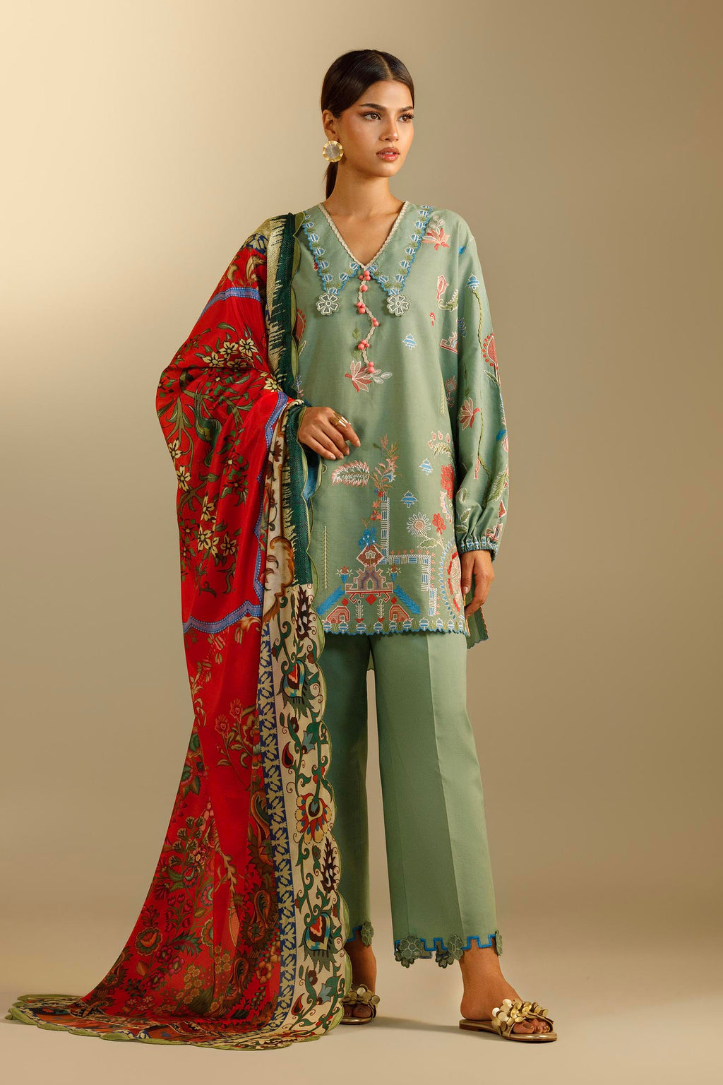 Sana Safinaz | Muzlin Summer 26 | 29-MS - by Libasekhas UK - Registered Vendor of : Sana Safinaz - 100% Original Designer Dress