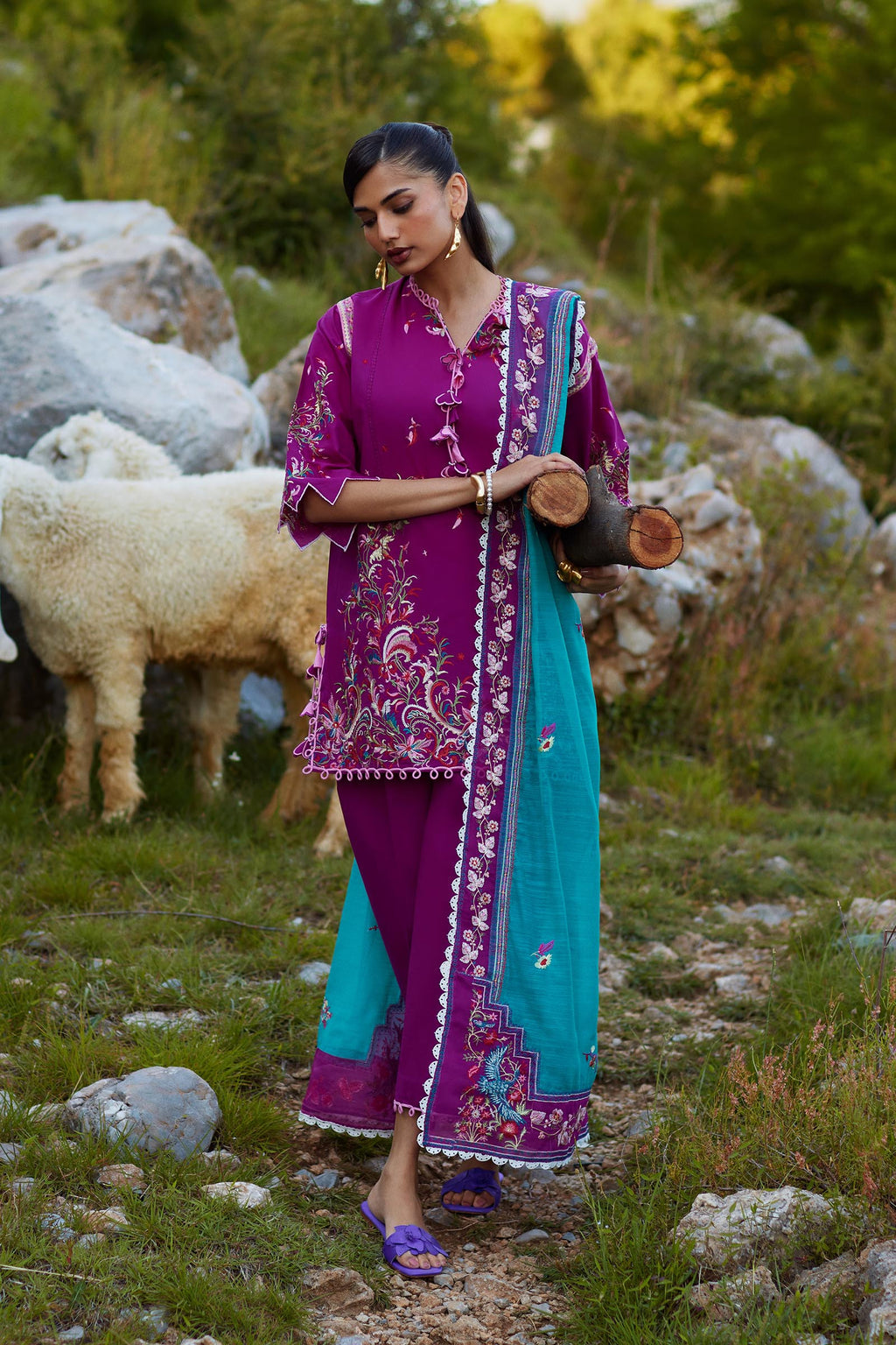 Sana Safinaz | Muzlin Summer 26 | 32-MS - by Libasekhas UK - Registered Vendor of : Sana Safinaz - 100% Original Designer Dress