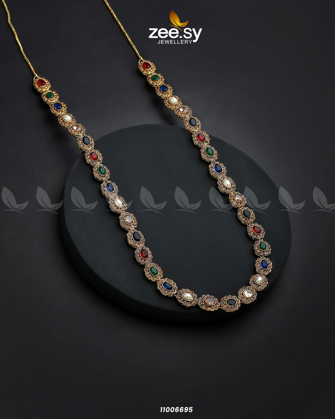 Mala Necklace-0915 - by - Libasekhas UK - Registered Vendor of : Zeesy - 100% Original Designer Dresss