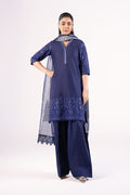 Maria B | Basics RTW | 3 Pc Embroidered Dobby Suit | MB-CS25-137 - by - Libasekhas UK - Registered Vendor of : Maria B - 100% Original Designer Dresss