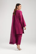 Maria B | Basics RTW | 3 Pc Embroidered Dobby Suit | MB-CS25-138 - by - Libasekhas UK - Registered Vendor of : Maria B - 100% Original Designer Dresss