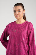 Maria B | Basics RTW | 3 Pc Embroidered Dobby Suit | MB-CS25-138 - by - Libasekhas UK - Registered Vendor of : Maria B - 100% Original Designer Dresss