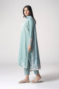 Maria B | Basics RTW | 3 Pc Embroidered Mesh Lurex Dots Suit | MB-CS25-142 - by - Libasekhas UK - Registered Vendor of : Maria B - 100% Original Designer Dresss