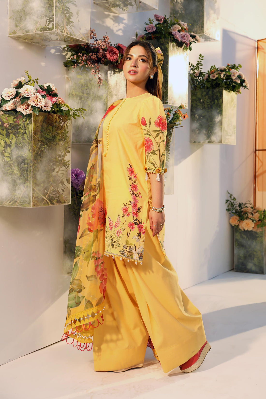 Maria B | M Basic Summer Lawn 25 | MB-CUS25-701A - by - Libasekhas UK - Registered Vendor of : Maria B - 100% Original Designer Dresss