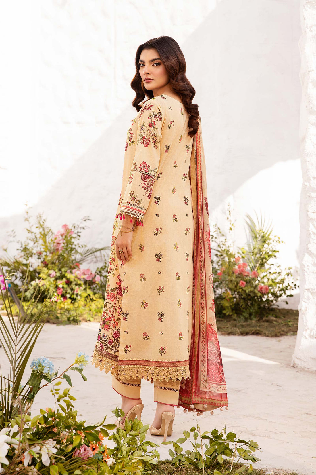 Maria B | M Basic Summer Lawn 25 | MB-CUS25-705A - by - Libasekhas UK - Registered Vendor of : Maria B - 100% Original Designer Dresss