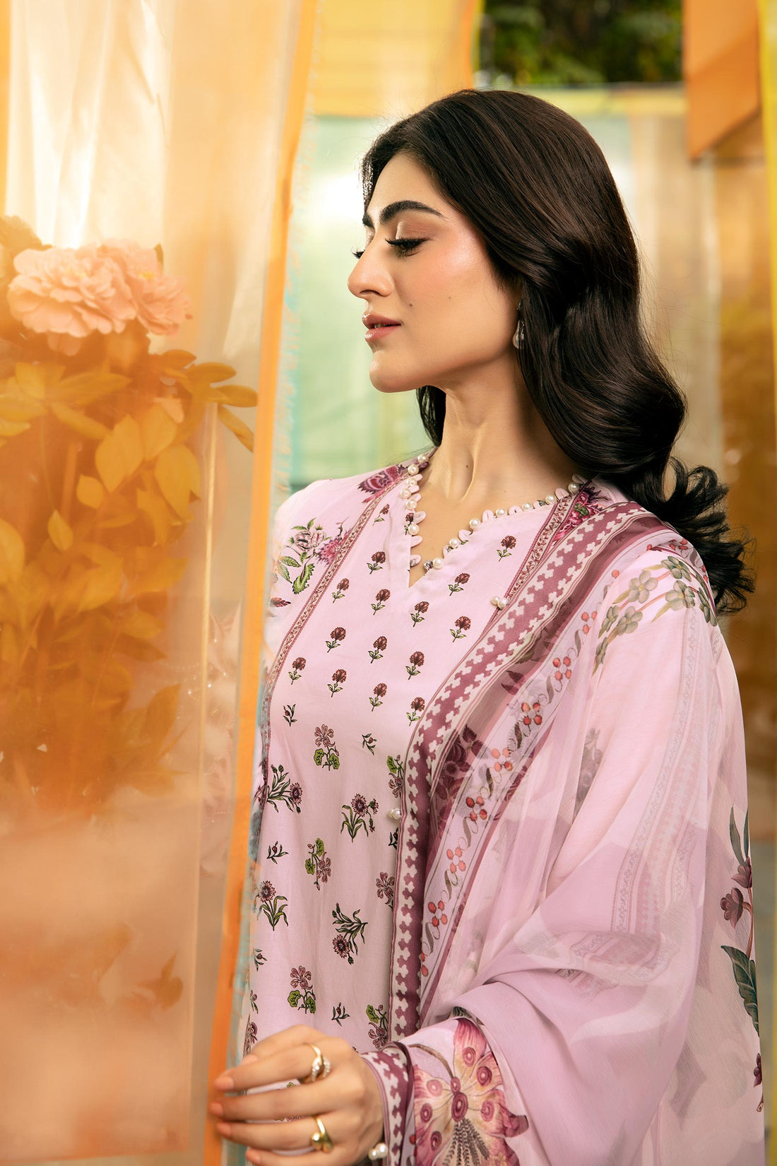 Maria B | M Basic Summer Lawn 25 | MB-CUS25-705B - by - Libasekhas UK - Registered Vendor of : Maria B - 100% Original Designer Dresss