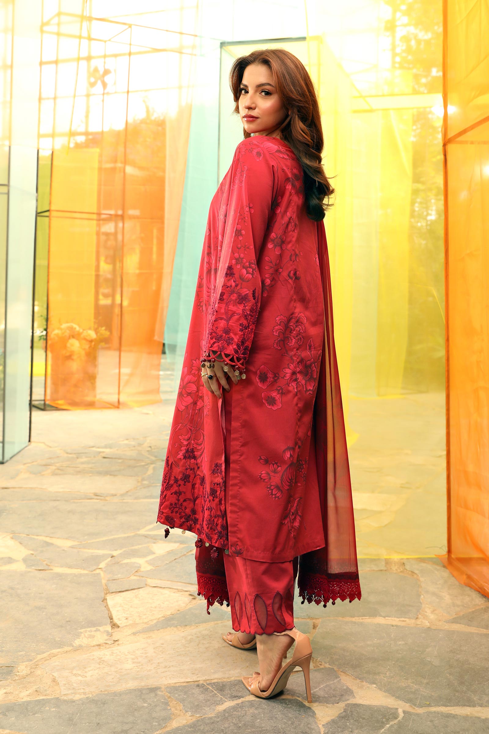 Maria B | M Basic Summer Lawn 25 | MB-CUS25-706A - by - Libasekhas UK - Registered Vendor of : Maria B - 100% Original Designer Dresss