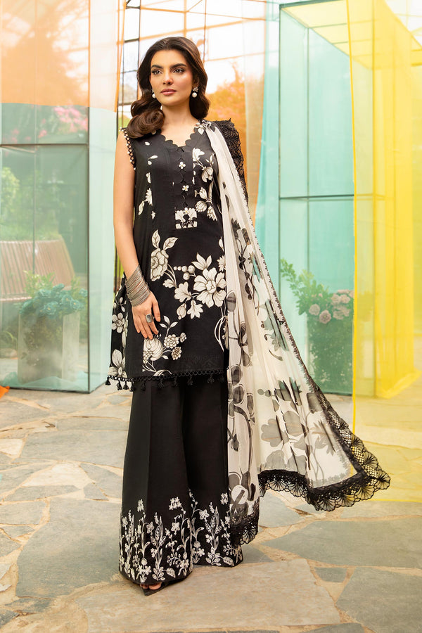 Maria B | M Basic Summer Lawn 25 | MB-CUS25-706B - by - Libasekhas UK - Registered Vendor of : Maria B - 100% Original Designer Dresss