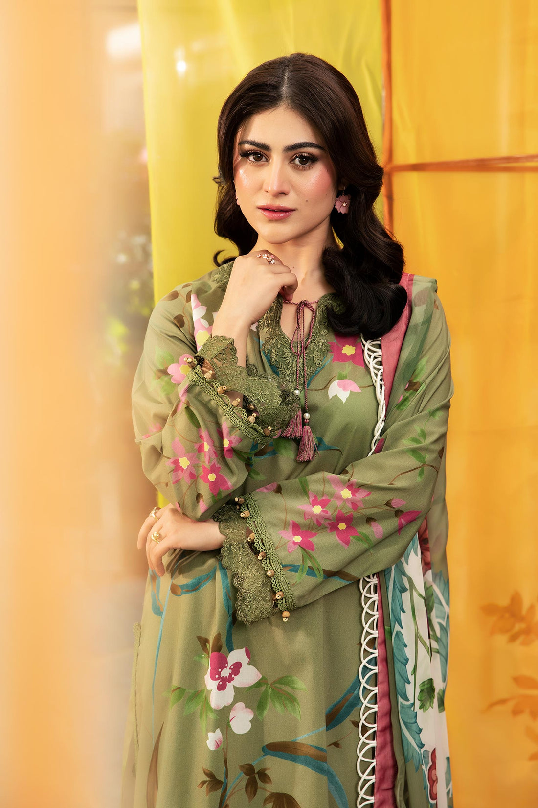 Maria B | M Basic Summer Lawn 25 | MB-CUS25-707A - by - Libasekhas UK - Registered Vendor of : Maria B - 100% Original Designer Dresss