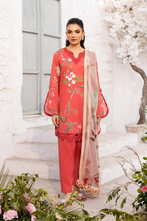 Maria B | M Basic Summer Lawn 25 | MB-CUS25-707B - by - Libasekhas UK - Registered Vendor of : Maria B - 100% Original Designer Dresss