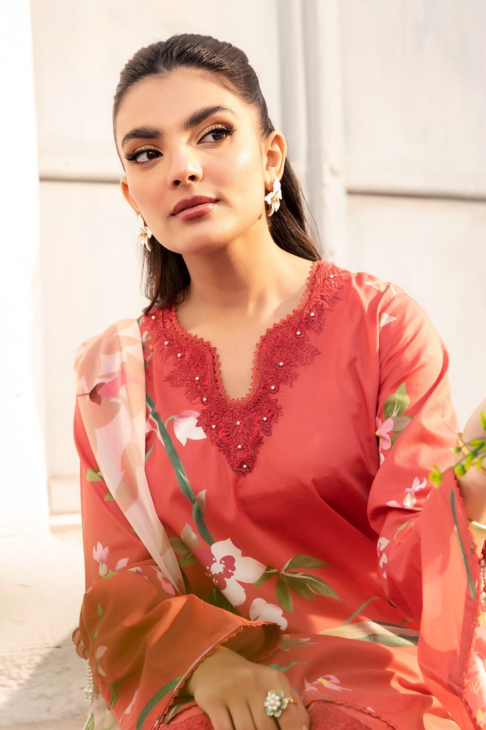 Maria B | M Basic Summer Lawn 25 | MB-CUS25-707B - by - Libasekhas UK - Registered Vendor of : Maria B - 100% Original Designer Dresss