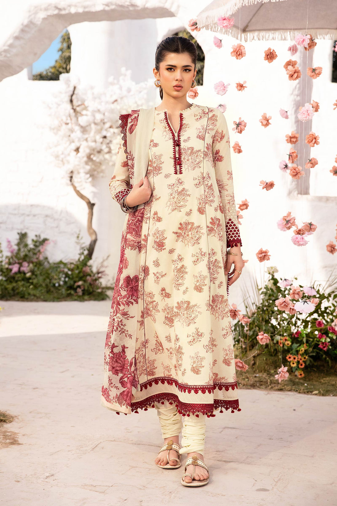 Maria B | M Basic Summer Lawn 25 | MB-CUS25-709A - by - Libasekhas UK - Registered Vendor of : Maria B - 100% Original Designer Dresss