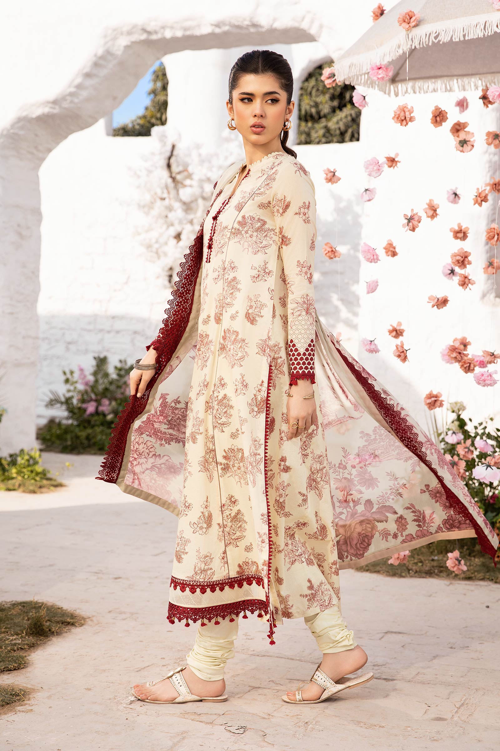 Maria B | M Basic Summer Lawn 25 | MB-CUS25-709A - by - Libasekhas UK - Registered Vendor of : Maria B - 100% Original Designer Dresss