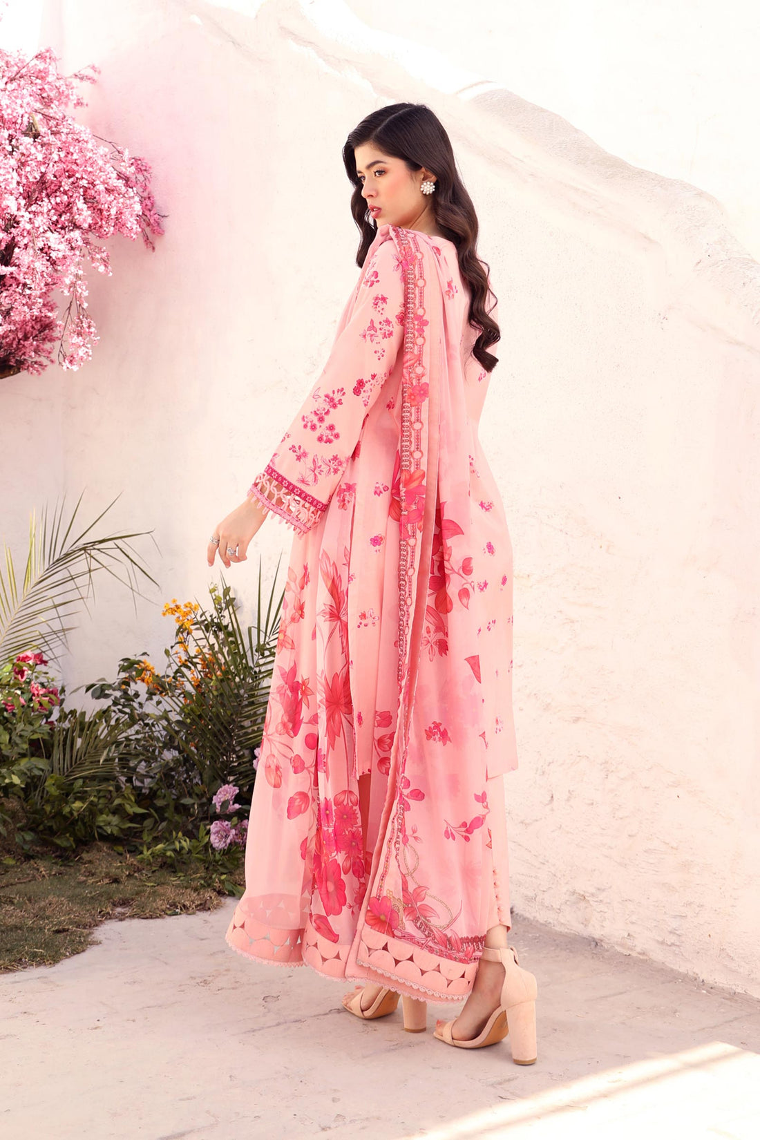 Maria B | M Basic Summer Lawn 25 | MB-CUS25-709A - by - Libasekhas UK - Registered Vendor of : Maria B - 100% Original Designer Dresss