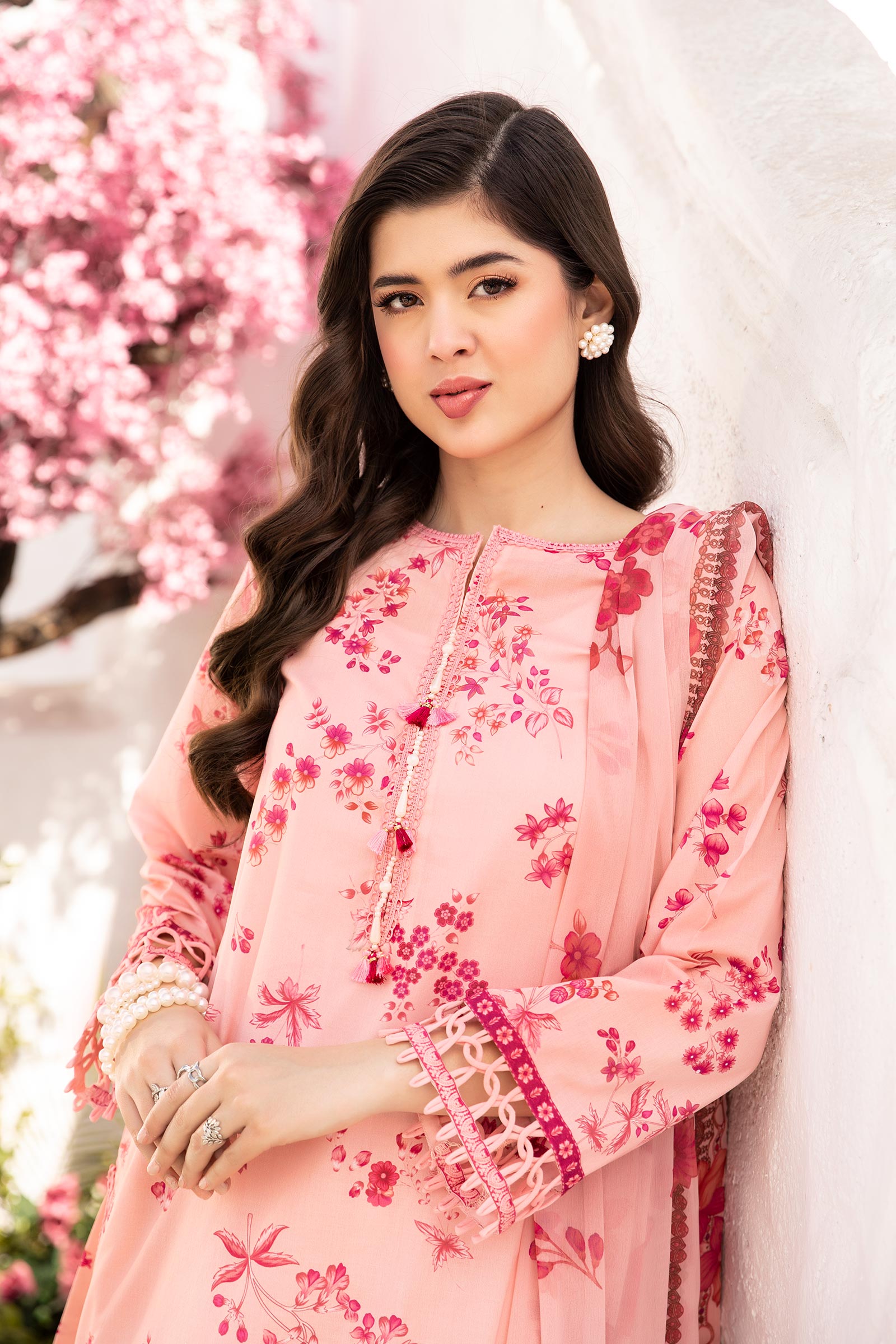 Maria B | M Basic Summer Lawn 25 | MB-CUS25-709A - by - Libasekhas UK - Registered Vendor of : Maria B - 100% Original Designer Dresss