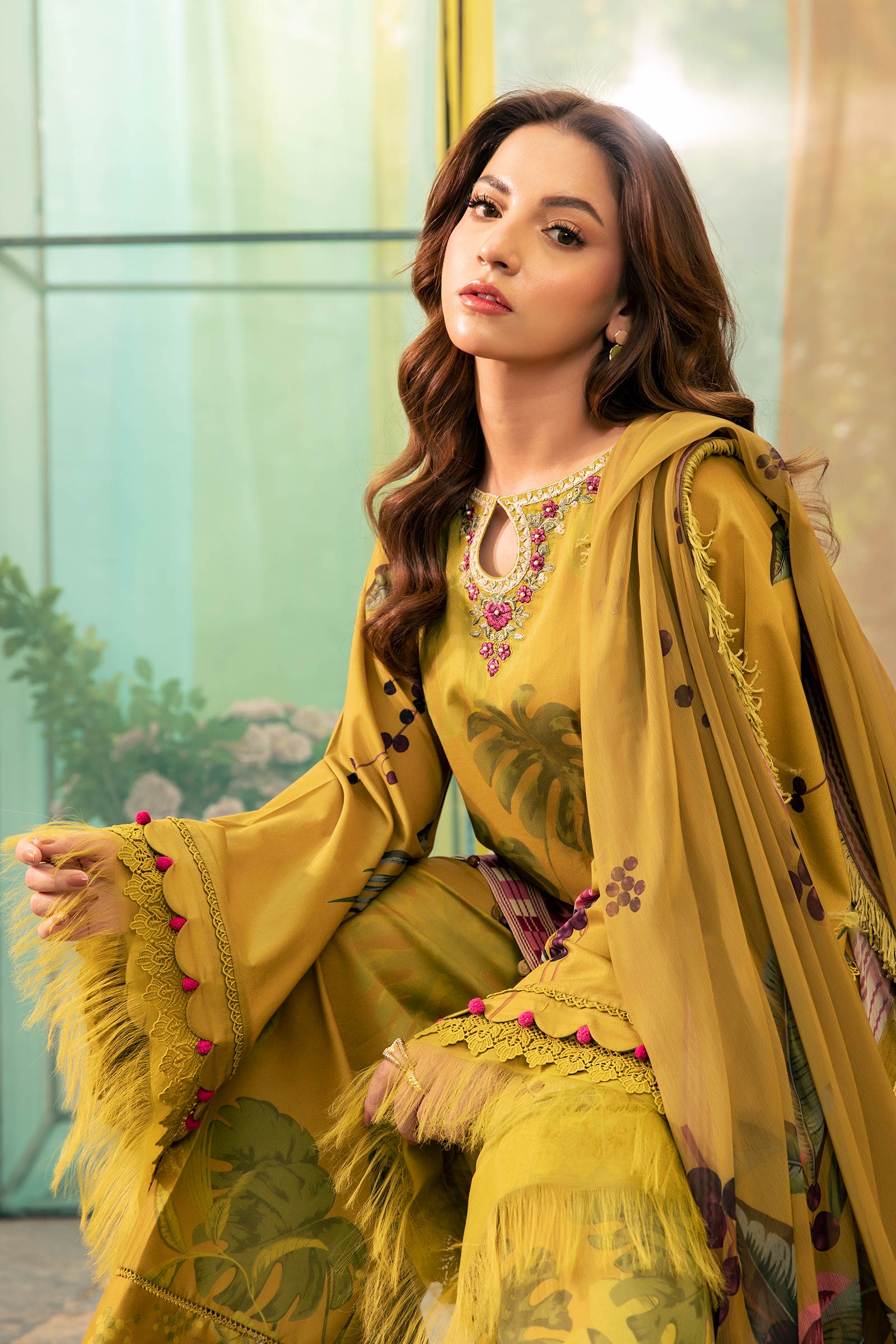 Maria B | M Basic Summer Lawn 25 | MB-CUS25-710A - by - Libasekhas UK - Registered Vendor of : Maria B - 100% Original Designer Dresss