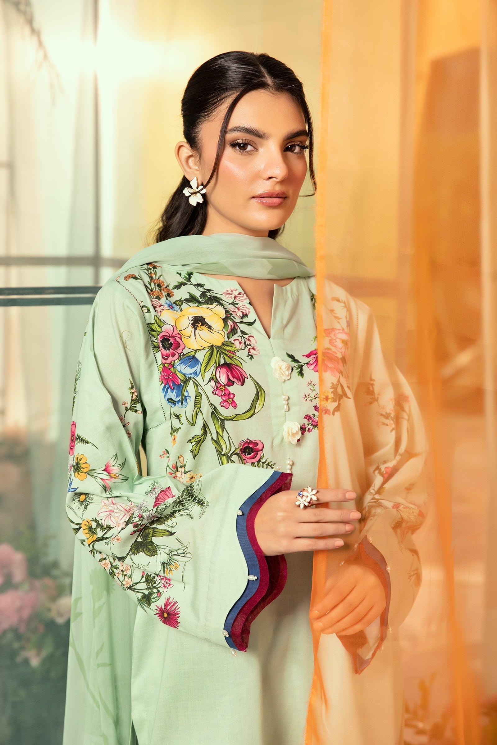 Maria B | M Basic Summer Lawn 25 | MB-CUS25-712B - by - Libasekhas UK - Registered Vendor of : Maria B - 100% Original Designer Dresss