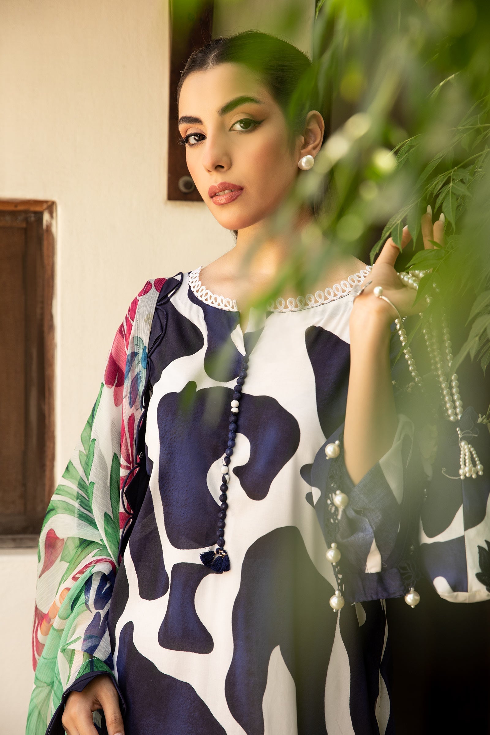 Maria B | Eid Basic Lawn | MB-CUS25-905B - by - Libasekhas UK - Registered Vendor of : Maria B - 100% Original Designer Dresss