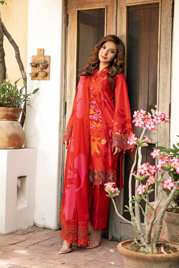 Maria B | Eid Basic Lawn | MB-CUS25-907A - by - Libasekhas UK - Registered Vendor of : Maria B - 100% Original Designer Dresss