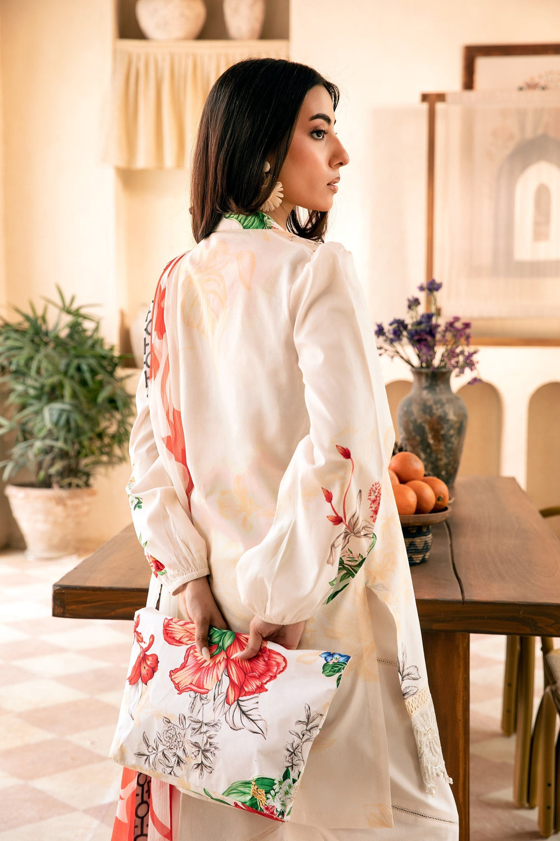 Maria B | Eid Basic Lawn | MB-CUS25-907B - by - Libasekhas UK - Registered Vendor of : Maria B - 100% Original Designer Dresss
