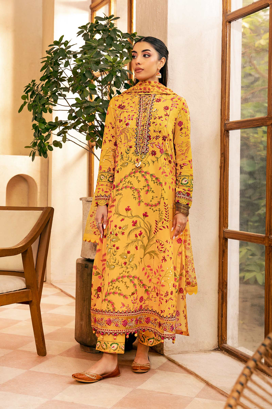 Maria B | Eid Basic Lawn | MB-CUS25-912A - by - Libasekhas UK - Registered Vendor of : Maria B - 100% Original Designer Dresss